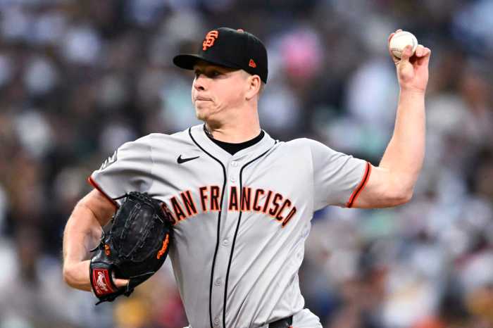 Kyle harrison six relievers help giants blank marlins
