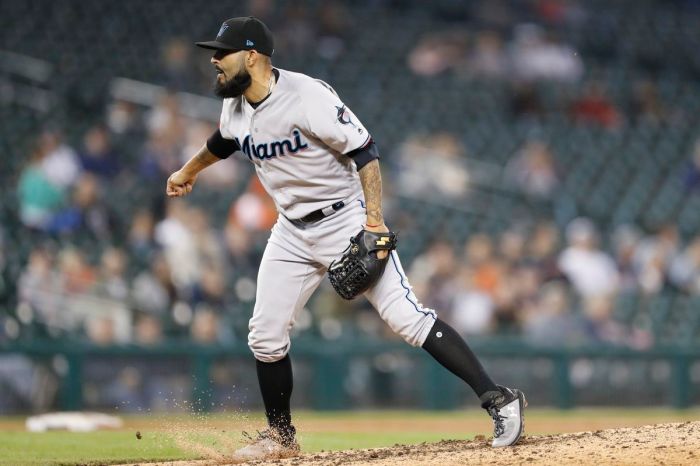 Runs premium when giants marlins square off