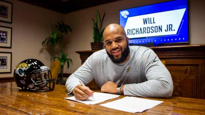 Official: OL Will Richardson signs rookie contract Richardson signs womens focused athlos owner advisor startup expands