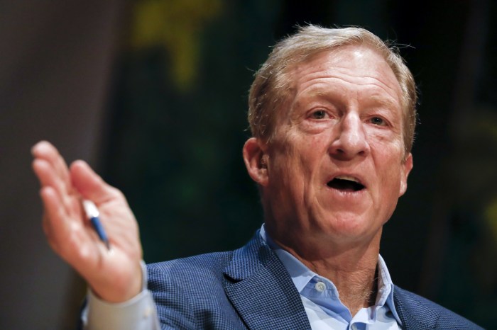 Tom Steyer Launches New Climate Tech Investment Fund With Billion ... Tom steyer climate action good business