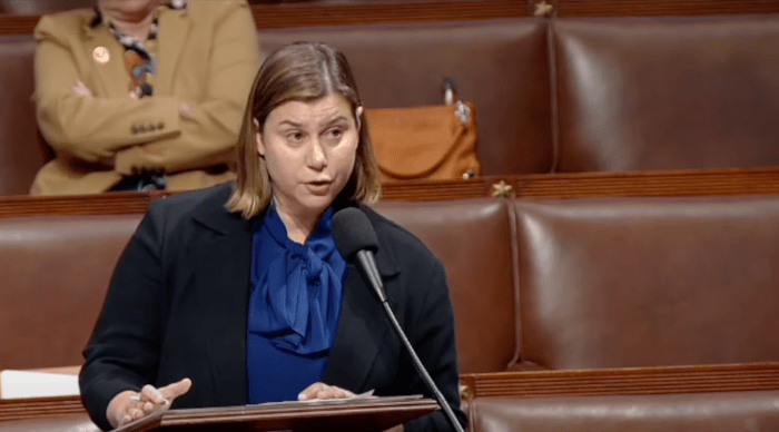 Michigan becomes a top GOP Senate target as Mike Rogers ties with Dem ... Elissa slotkin michigan senator democratic rebuttal trump congress speech