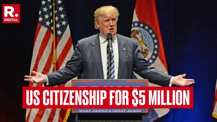 What is gold card trump citizenship route how it might work