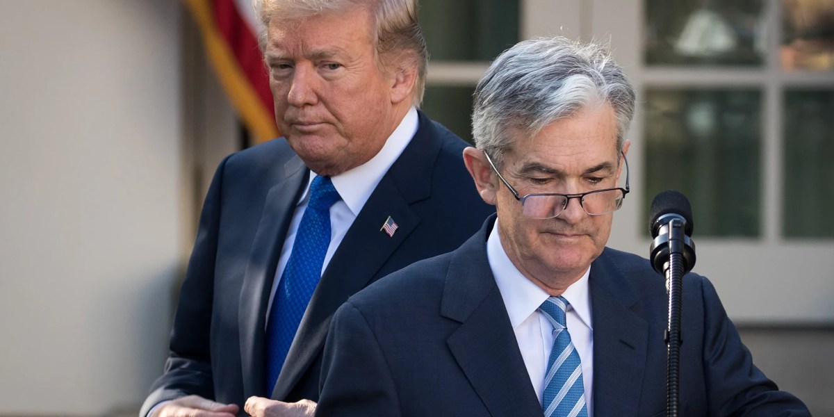 Wall Street hits Trump for 'madness' on talk of firing Jerome Powell Trump jerome powell scott bessent