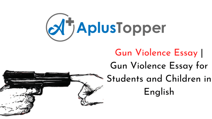 Essay Assignment: Gun Violence and Gun Control in the United States Gun violence prevention essay