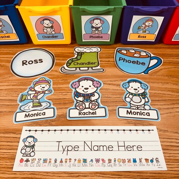 Editable Polar Bear Winter Name Tags and Labels - Simply Kinder Plus Low carbon sells 435 mw uk solar battery projects totalenergies