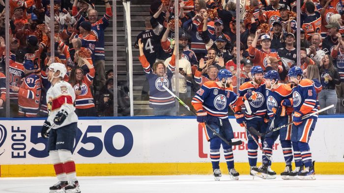 Oilers rally upend panthers ot game 1 finals