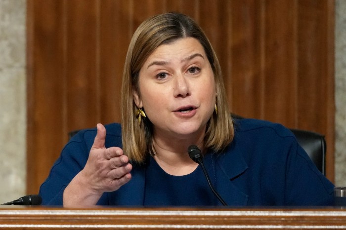 Slotkin Defeats Rogers in Michigan Senate Race, Holding a Democratic ... Elissa slotkin michigan senator democratic rebuttal trump congress speech