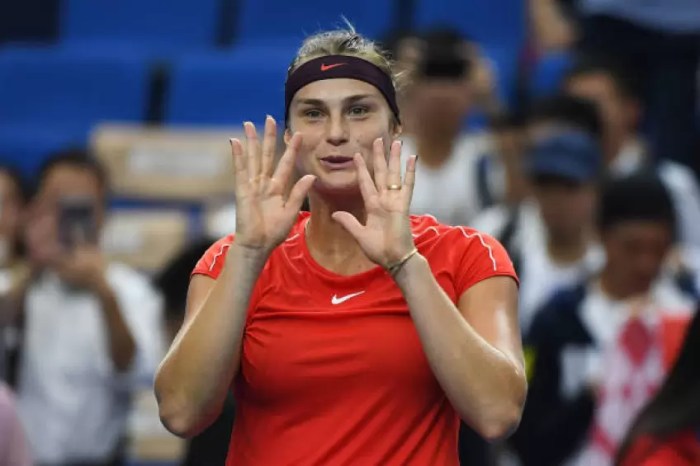 Fired-up Sabalenka races into Adelaide final - Gulf Times Sobbing sabalenka apologises terrible final
