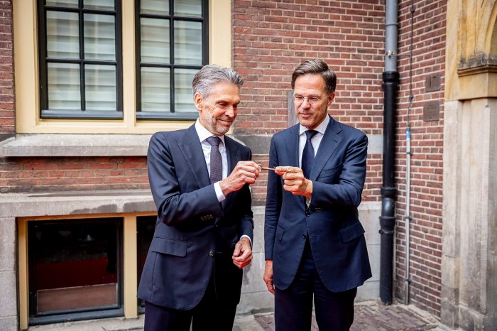 New Dutch PM Dick Schoof Under Fire Over Ministers' 'Racist' Remarks Netherlands schoof seeks parliament support defense after government collapse