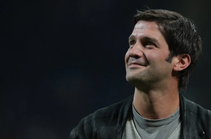 Romanian defender Cristian Chivu attends a training session on the ... Inter appoint romanian chivu manager