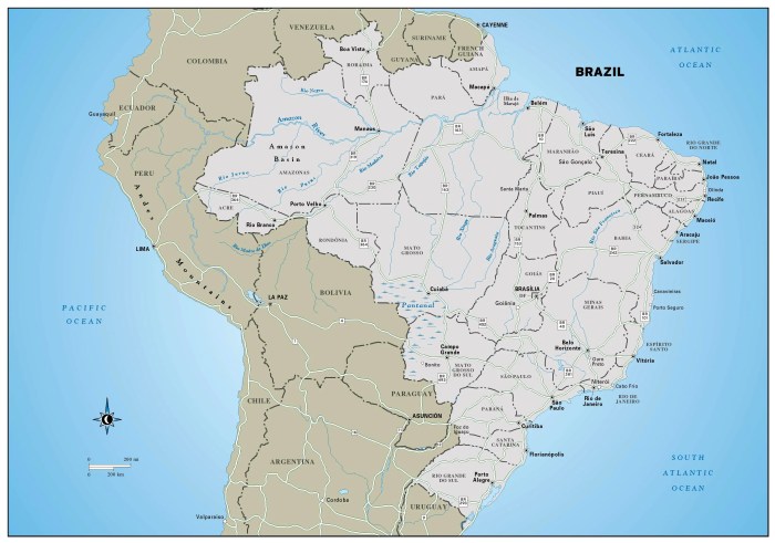 Large detailed political and administrative map of Brazil with highways ... Brazil antitrust body oks petz cobasi merger says local media