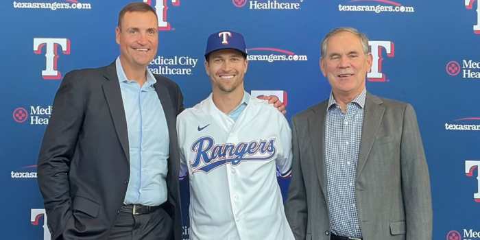 Jacob deGrom introduced by Rangers Jacob degrom excels rangers blank nationals