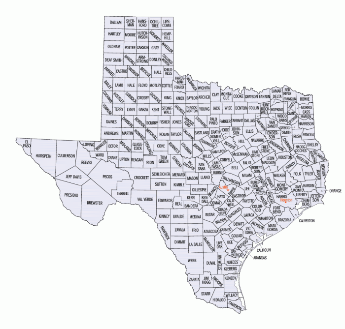 Multi Color Texas Map With Counties Capitals And Majo - vrogue.co Texans qb cj stroud shoulder limited otas