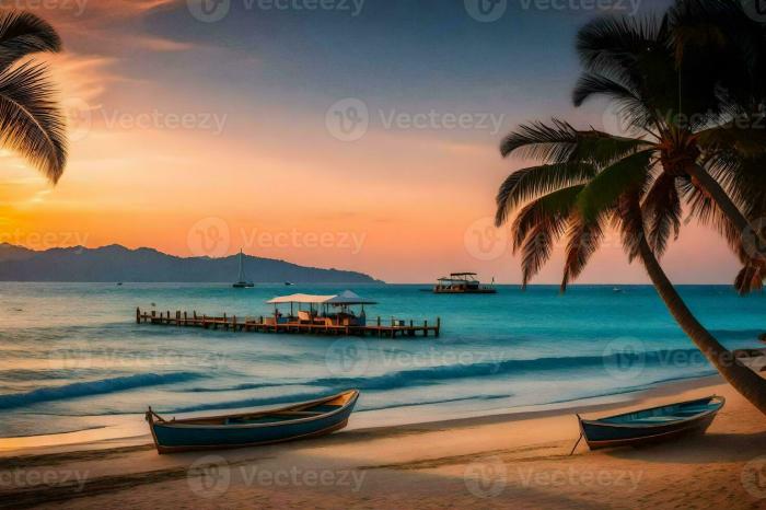 The best beaches in the world. AI-Generated 30886775 Stock Photo at ... The top 10 vacation spots in the world according to ai