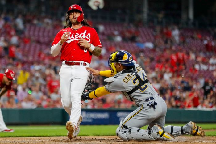 PHOTOS: Milwaukee Brewers at Cincinnati Reds, 7/15 Mlb roundup brewers nip reds run win streak 8
