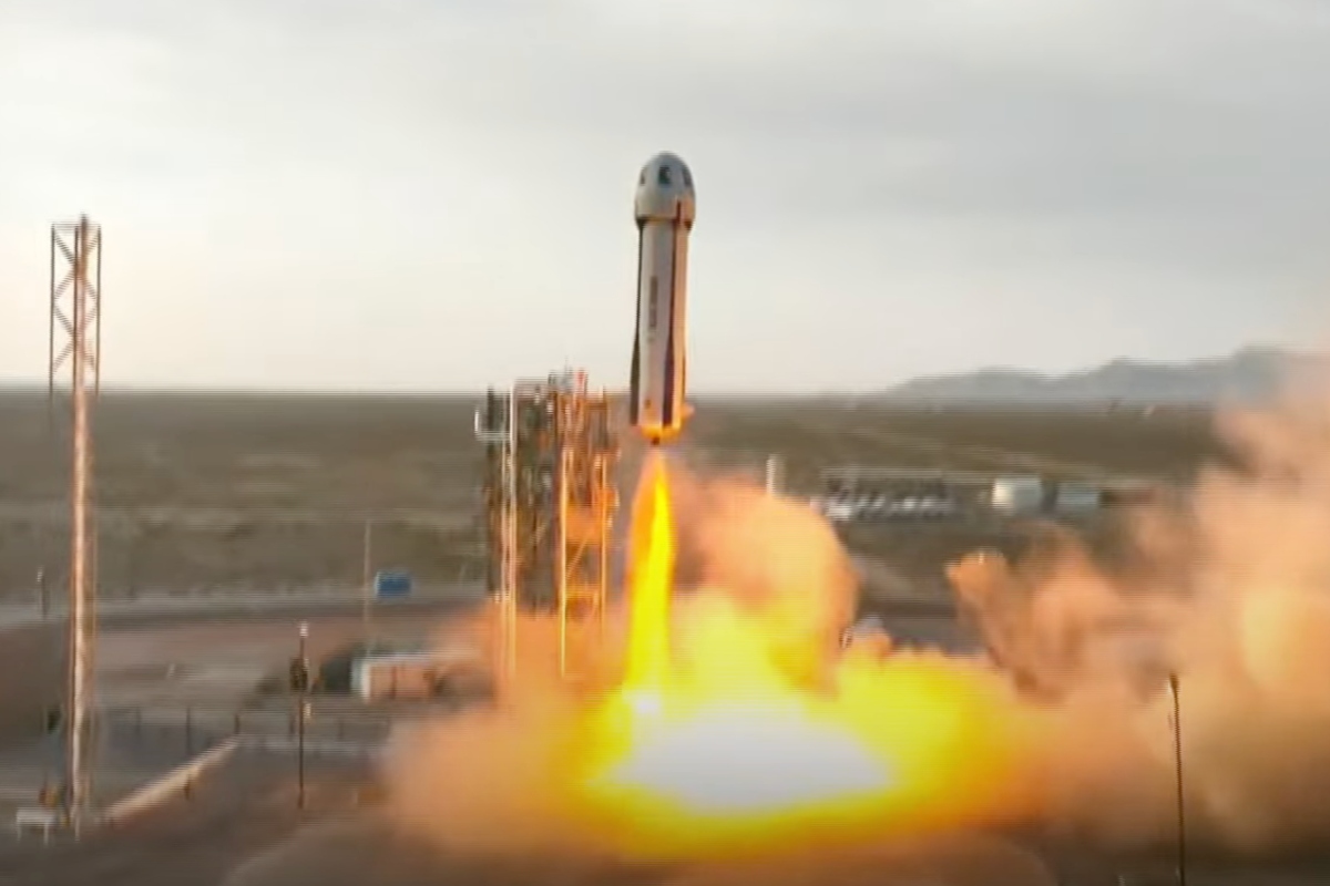 Watch Blue Origin launch 'Space Gal' Emily Calandrelli, 5 others on ... Blue origin nasa women space travel