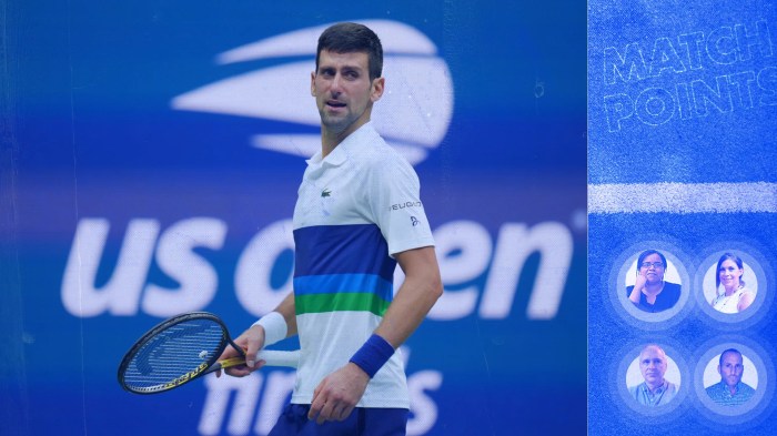 Djokovic battles to end Federer era - ABC News Djokovic saves set point battles past moutet stay course record grand slam