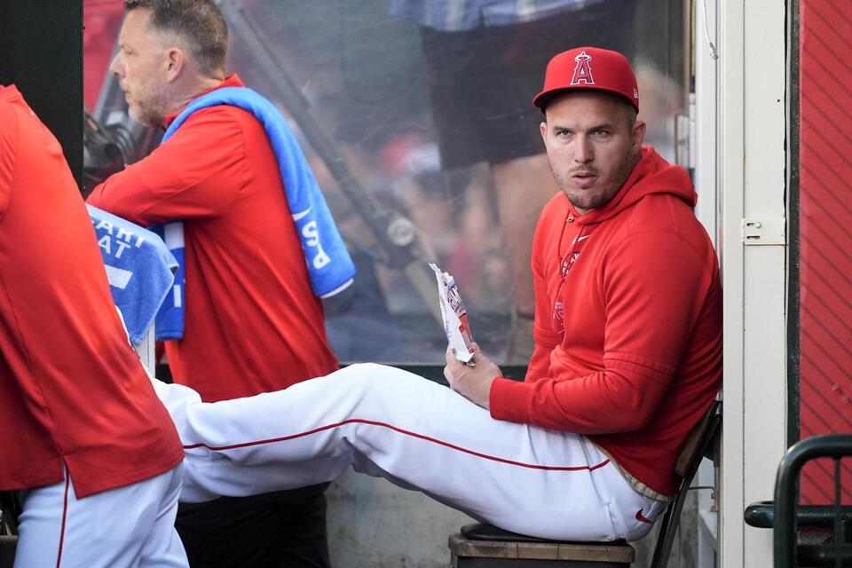 Angels star Mike Trout is hoping to return to the team’s lineup by late ... Angels star mike trout activated lineup dh
