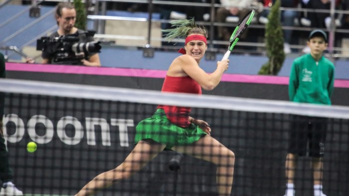 No more outside courts me only centre court now says sabalenka