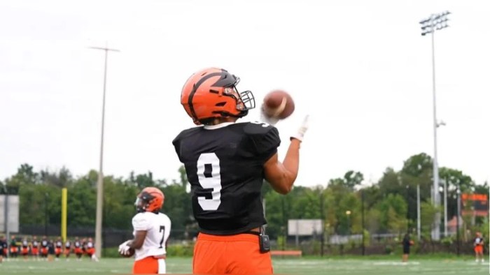 Breaking: Eagles WR AJ Brown goes down with a knee injury in regular ... Princeton wr aj barber tikis son enters transfer portal