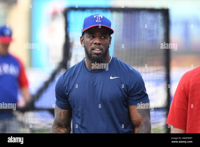 Adolis García shows off arm in Texas Rangers win: ‘I don’t know why ... Benched rangers adolis garcia working mechanics