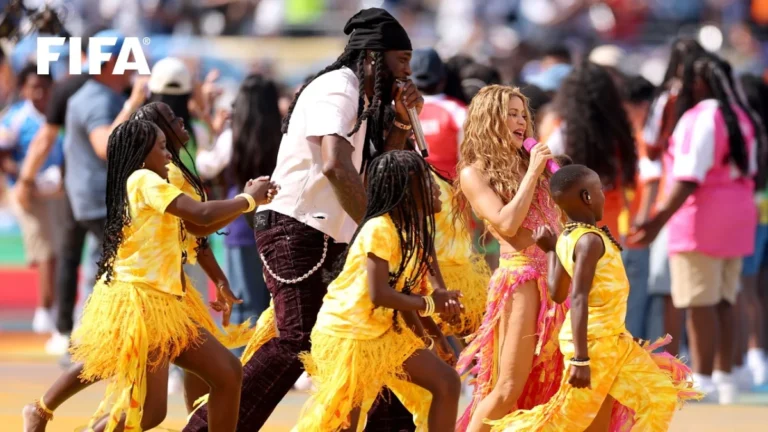 Burna Boy, Shakira & the Ghetto Kids Perform "Dai Dai" at the FIFA World Cup Final Halftime Show