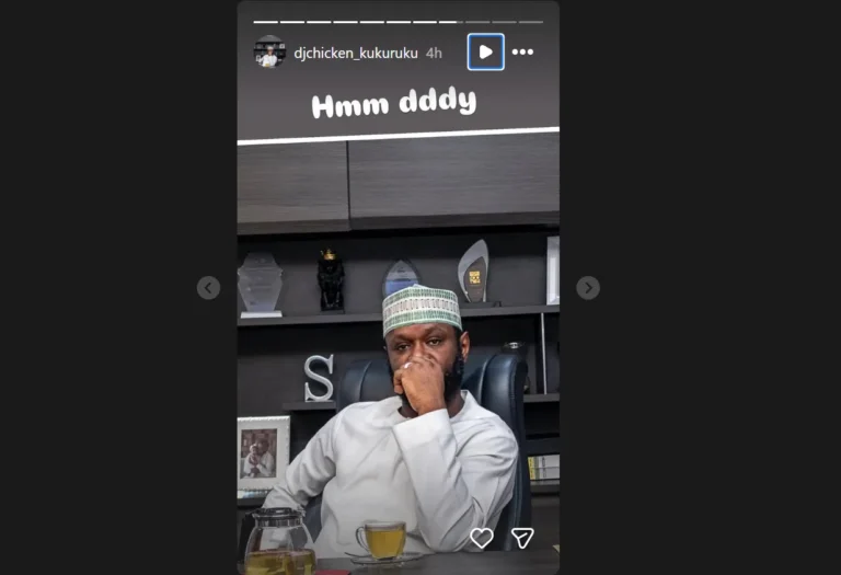 DJ Chicken Adopts Seyi Tinubu’s Photo and Calls Him ‘Daddy’ After Release from Kirikiri Correctional Centre