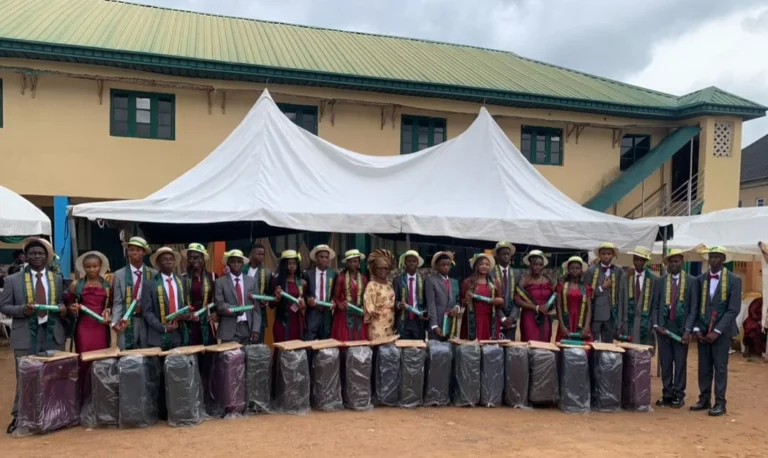 Higher Ground Mega Schools Ibadan Celebrates 2025/2026 Graduation as Proprietress Charges 50 Graduating Students on Integrity and Academic Excellence