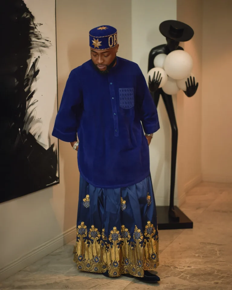 If Royal Blue Wasn’t Already on Your Radar, Davido Just Put It There
