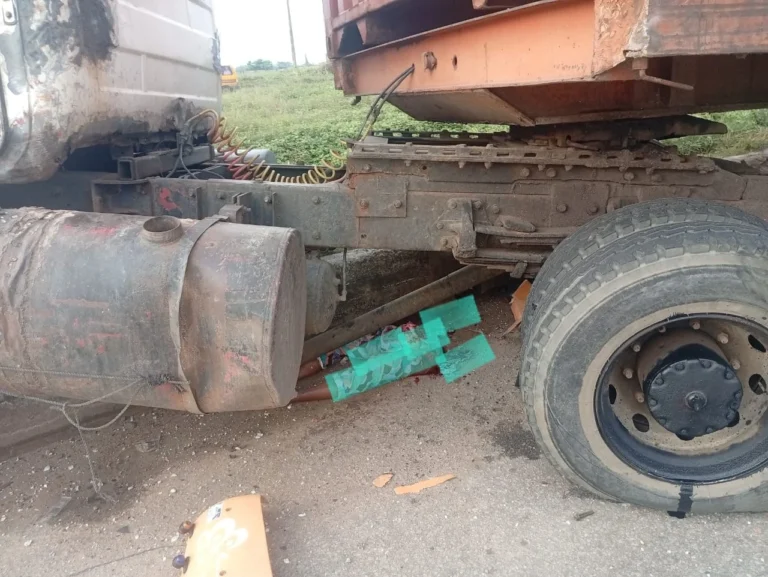 Physically challenged beggar killed in multiple-vehicle crash on Lagos-Ibadan Expressway.