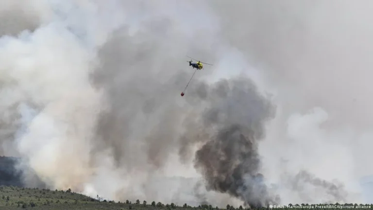 Spain Grapples with Escalating Wildfire Crisis as New Blaze Rages North of Madrid Amid Record-Breaking Destruction