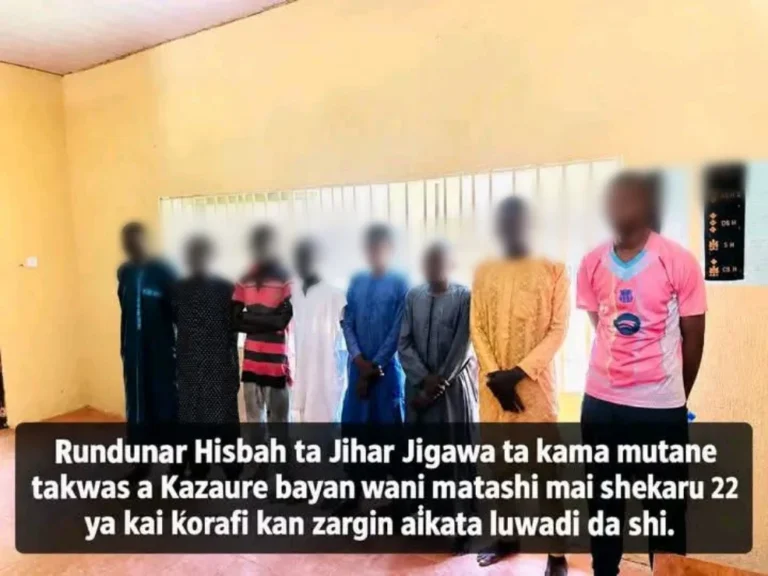 Hisbah arrests eight over homos3xuality in Jigawa