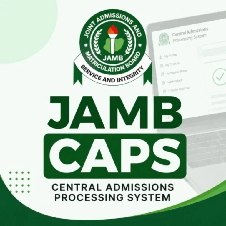 JAMB Clarifies CAPS Admission Status Meanings Amid Ongoing Placement Exercise