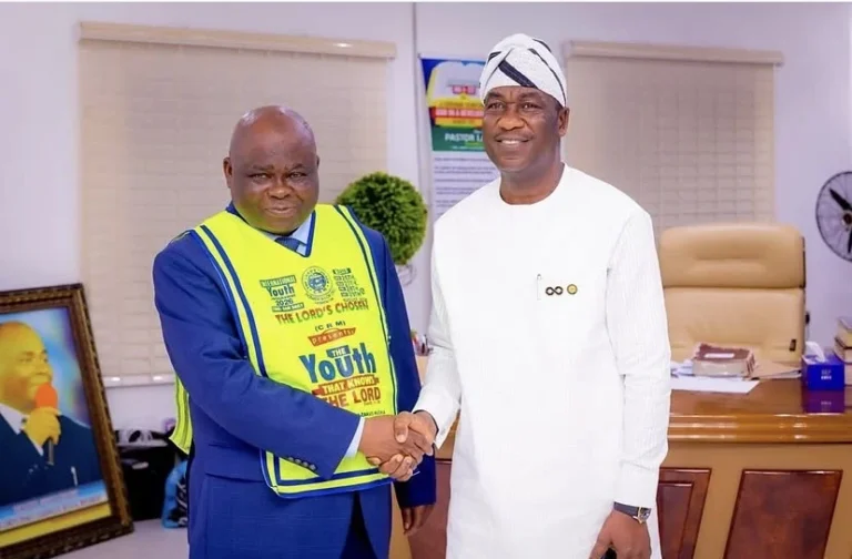 Lagos State Deputy Governor Obafemi Hamzat Meets Pastor Lazarus Muoka Ahead of 2027 Gubernatorial Race