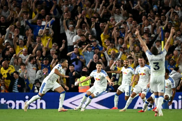 Leeds thrash Newcastle to go third in Premier League