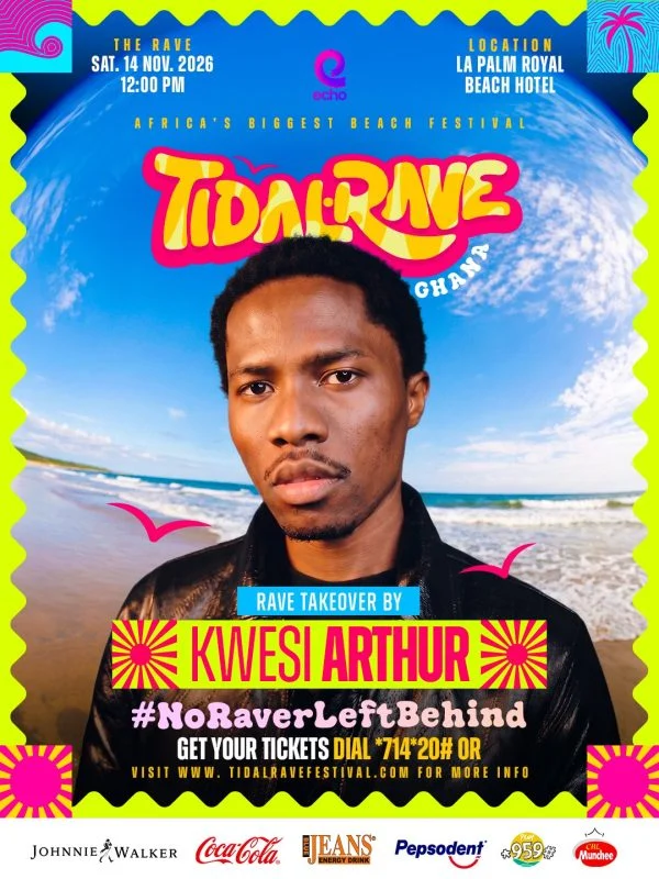 Kwesi Arthur Set to Headline Tidal Rave 2026 in Anticipated Beachside Return